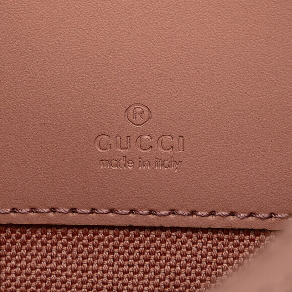 Gucci GG Chain Shoulder Bag Pink Leather - Picture 7 of 8
